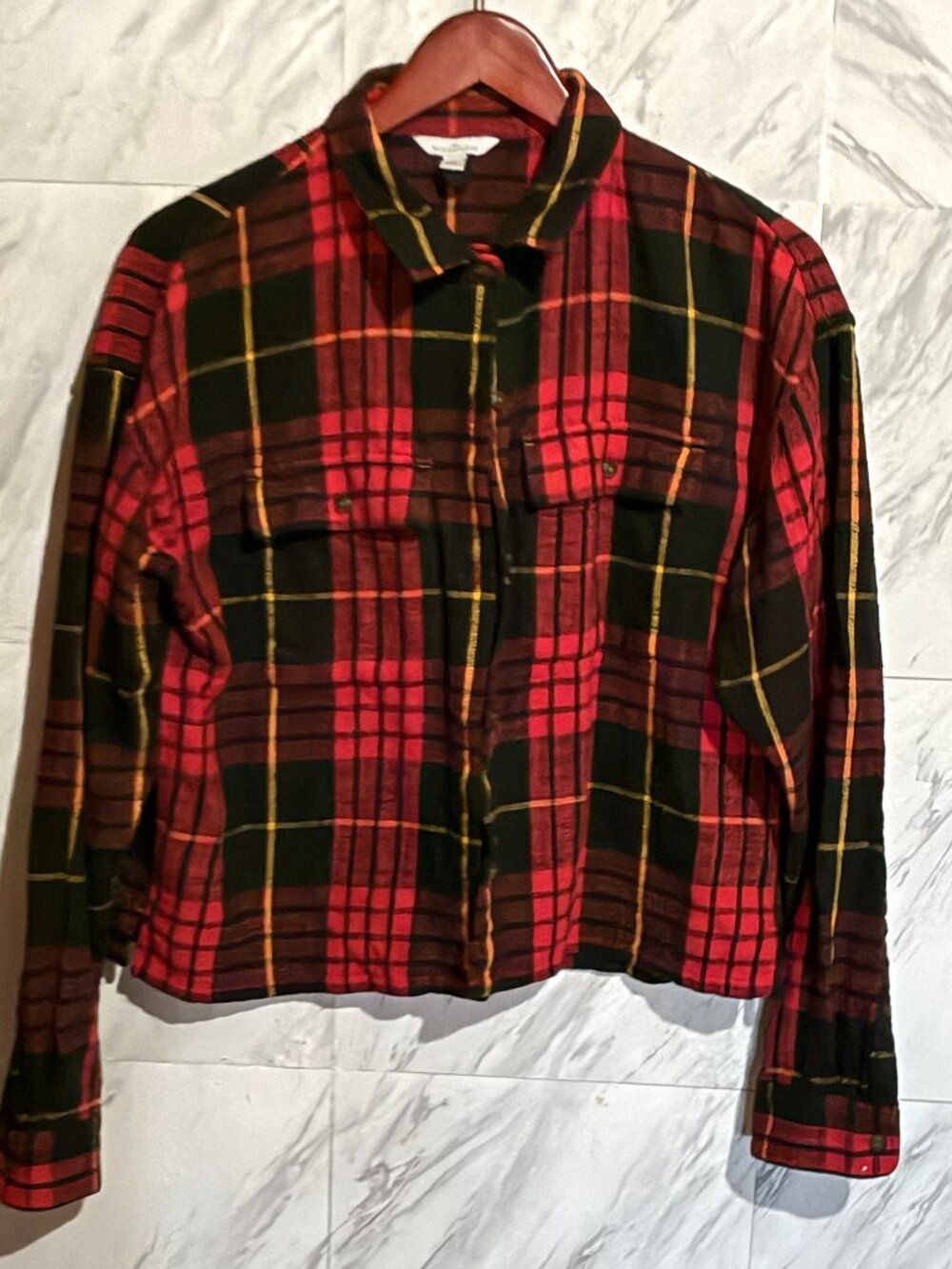 L.L.Bean Flannel Shirt-Jacket size M